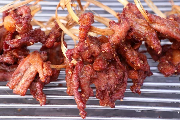 Fried Pork Street Food — Stock Photo, Image