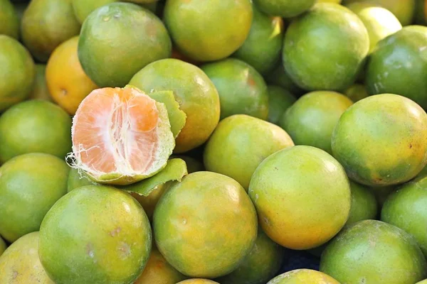 Fruto Laranja Comida Rua — Fotografia de Stock