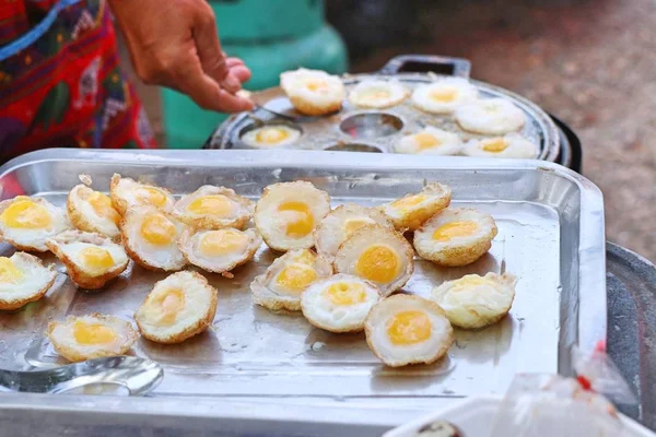 Quail Eggs Street Food — Stock Photo, Image