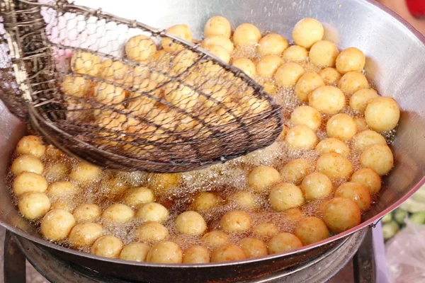 Batata Doce Frita Comida Rua — Fotografia de Stock