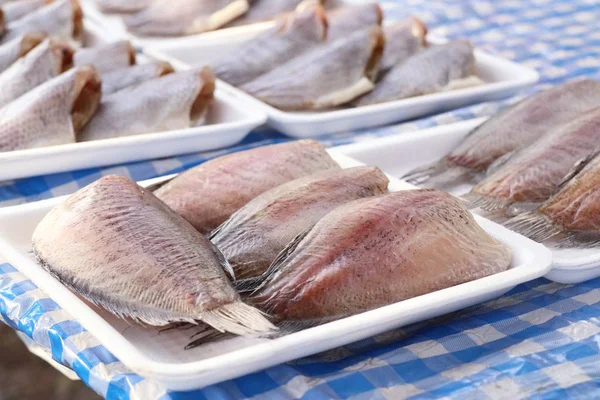 Peixe Seco Mercado — Fotografia de Stock