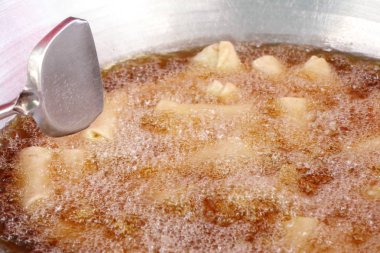 Kızarmış Bahar rulo sokak gıda