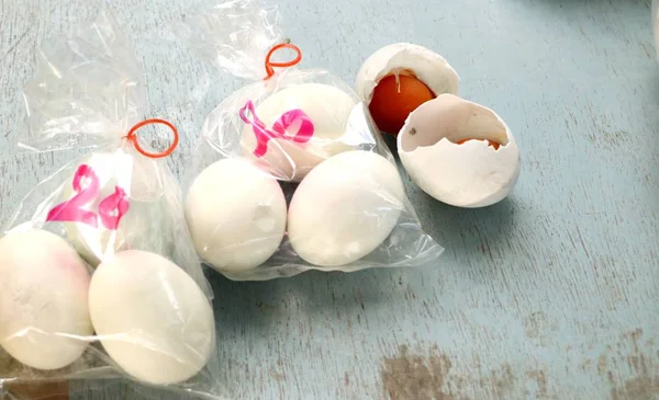 咸蛋在街头食品 — 图库照片