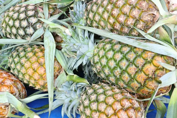 Ananas Straat Eten — Stockfoto