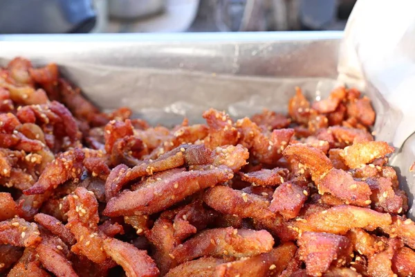 Fried Pork Street Food — Stock Photo, Image