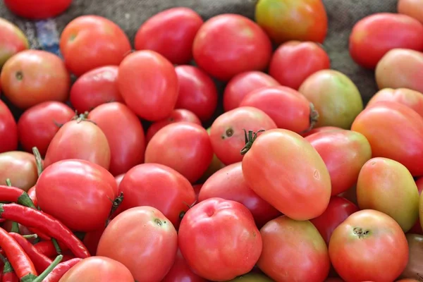 Verse Tomaten Markt — Stockfoto