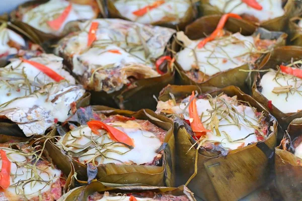 Gedünsteter Fisch Mit Currypaste — Stockfoto