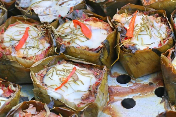 Gedünsteter Fisch Mit Currypaste — Stockfoto