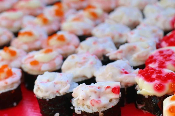 Tasty Sushi Street Food — Stock Photo, Image