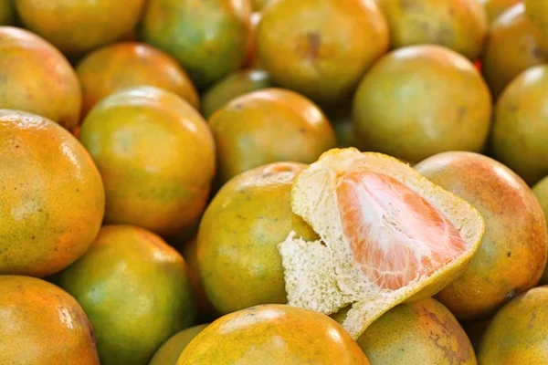 Orange Frukt Gata Mat — Stockfoto