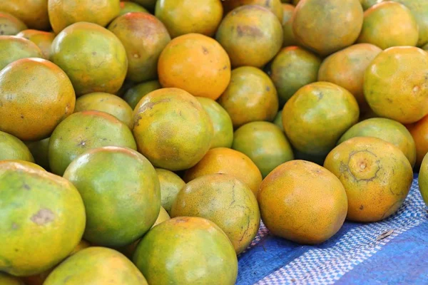 Fruto Laranja Comida Rua — Fotografia de Stock