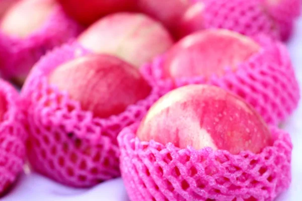 Apples Fruit Street Food — Stock Photo, Image