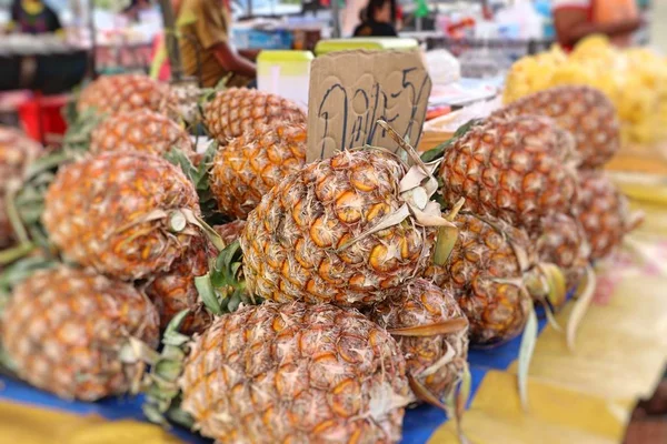 Ananas Ulicy Żywności — Zdjęcie stockowe