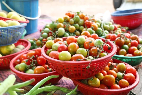 tomatoes at the market