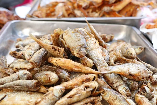 Pescado Frito Comida Callejera — Foto de Stock