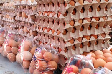 kahverengi yumurta içinde belgili tanımlık çarşı