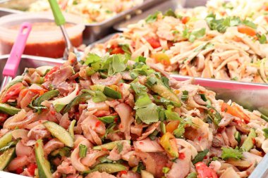 sokak gıda baharatlı salata