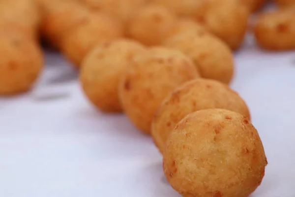 Gebratene Süßkartoffeln Beim Streetfood — Stockfoto