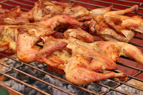 Grilled Chicken Street Food — Stock Photo, Image