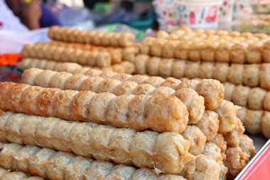 Derin kızarmış Yengeç rulo