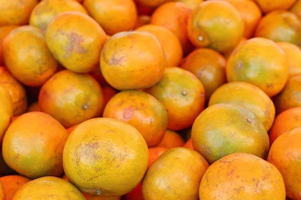 Orangenfrüchte Beim Streetfood — Stockfoto