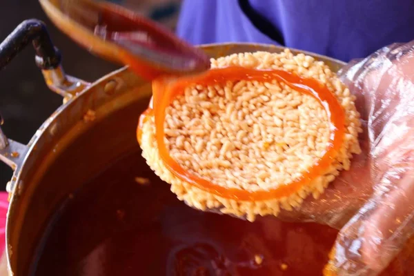 Thajské Křupavé Rýže Cracker — Stock fotografie