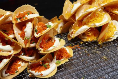 Sokak gıda Tay gevrek gözleme