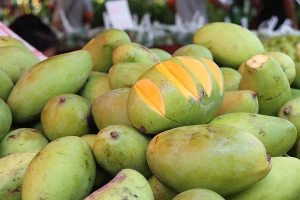 Mango Pouliční Stánky Jídlem — Stock fotografie