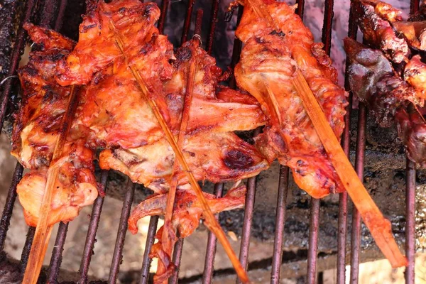 Grilled Chicken Street Food — Stock Photo, Image