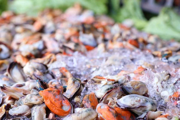 Mejillones Fritos Crujientes Con Huevo — Foto de Stock