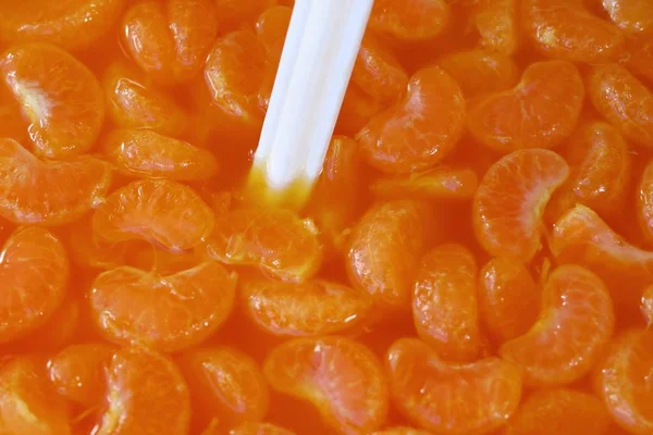 Orange Fruit Syrup — Stock Photo, Image