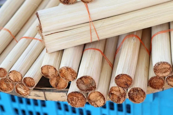 Reis Bambus Gebraten — Stockfoto