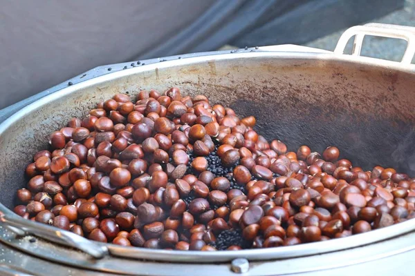 Chestnuts Seed Street — Stock Photo, Image