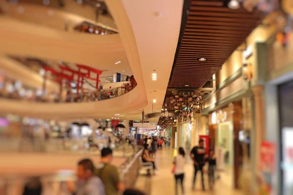 Homályos Shopping Mall — Stock Fotó