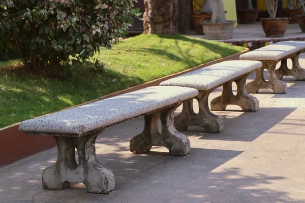 Stone Chair Park — Stock Photo, Image