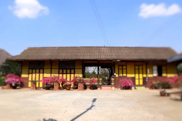 Estación Tren Viejo Vintage — Foto de Stock