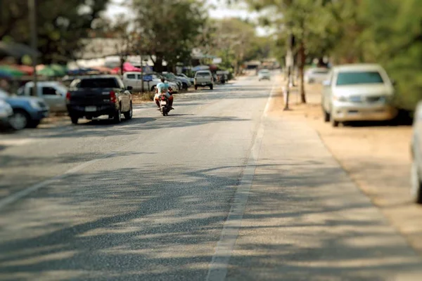 道路にぼやけています — ストック写真