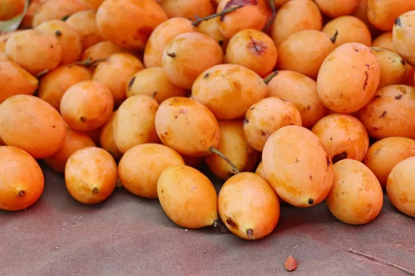Thailändska Plango Frukt Eller Marian Plommon — Stockfoto