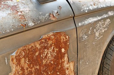 Eski araba paslı vintage