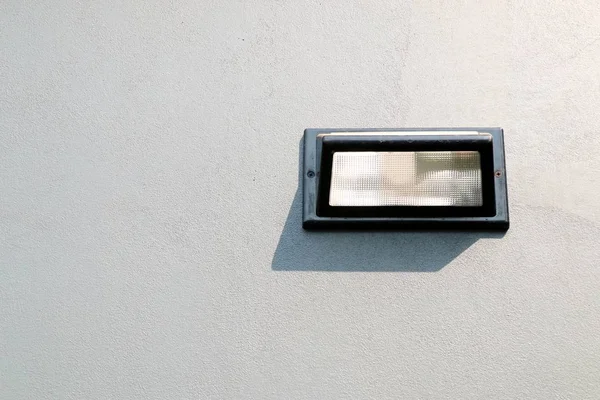 Nástěnná Lampa Cementové Podlahy — Stock fotografie