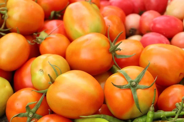 Tomaten auf dem Markt — Stockfoto