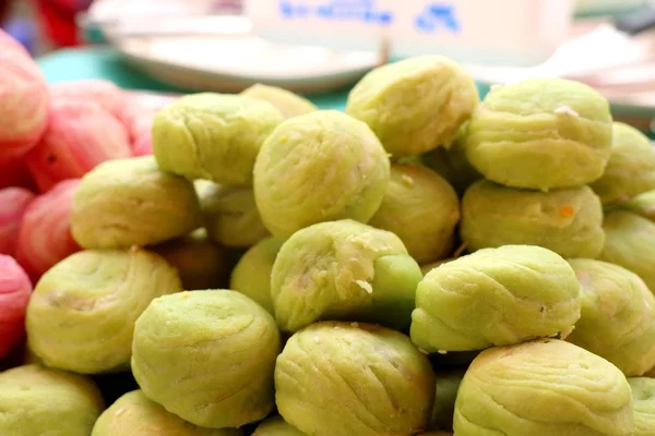 Moon cake straatvoedsel — Stockfoto