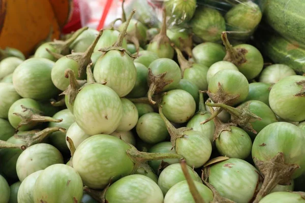 Eggplant at street food — Stock Photo, Image