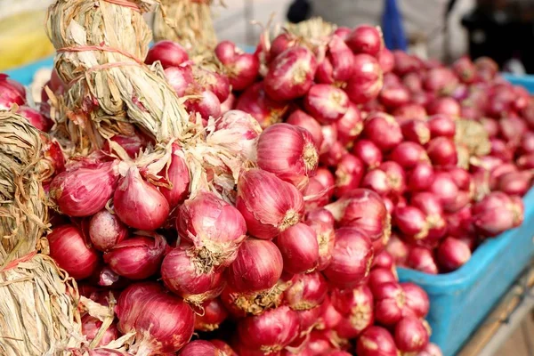 Échalotes au marché — Photo