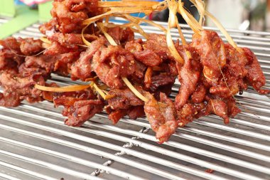 sokak gıda, kızarmış domuz eti