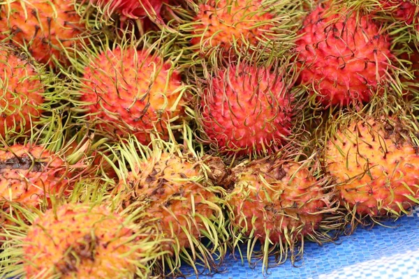 Rambutan at street food — Stock Photo, Image