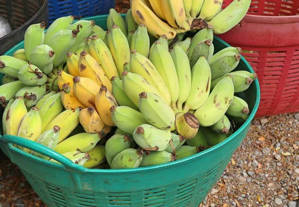 Banánů na trh — Stock fotografie
