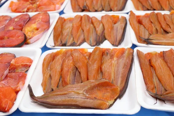 Pescado seco en el mercado —  Fotos de Stock