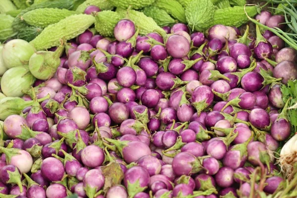 purple  eggplant at street food