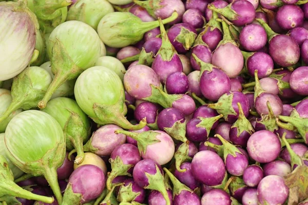 purple  eggplant at street food